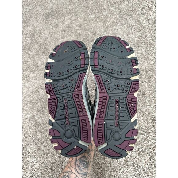 Brooks Women’s 9.5 Addiction 10th Edition Silver Gray Walking Running Shoes - Picture 6 of 9